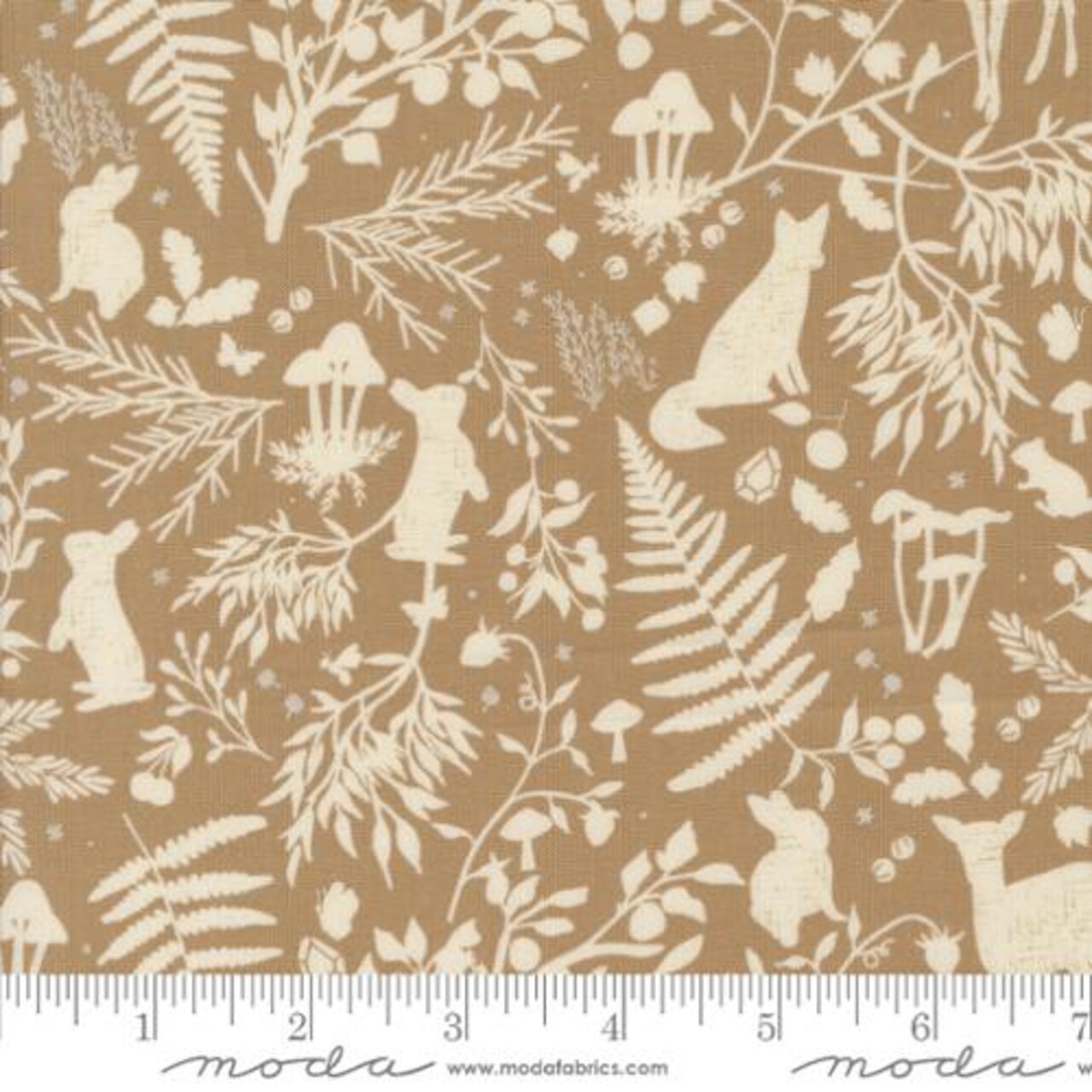Fabric Moda Mushroom Watchful Eyes Frivolity by the Quarter Yard 43192-15